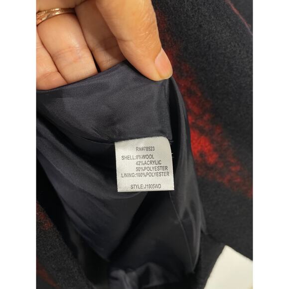 Luii wool Mock neck coat L - Picture 4 of 5